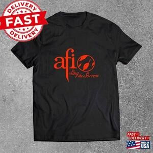 Afi Sing The Sorrow Rock American Band Mens Retro T-Shirt